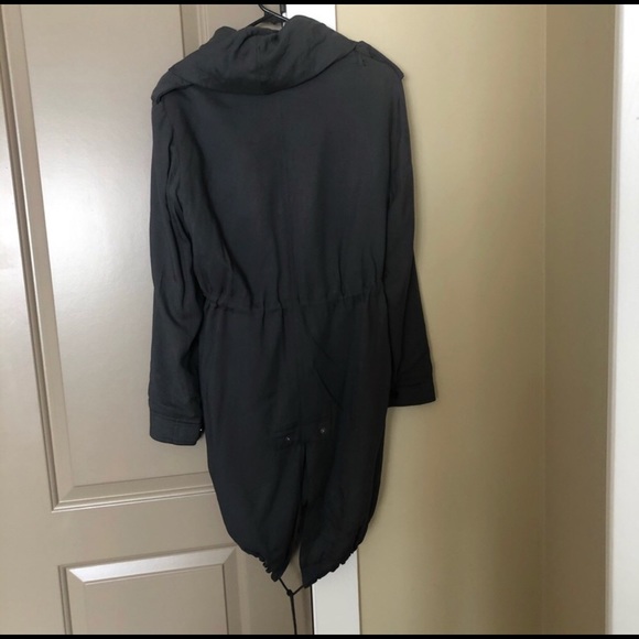 ASOS Grey Shell Jacket Size 4 - Picture 4 of 5